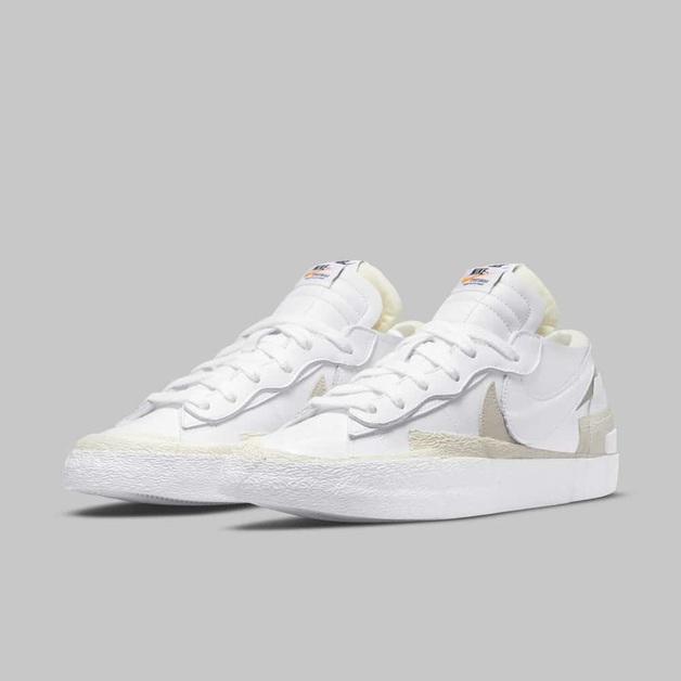 sacai’s Nike Blazer Low erhält ein weiß-graues Upper