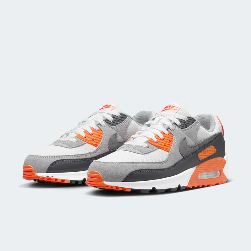 Air max 90 orange black white online