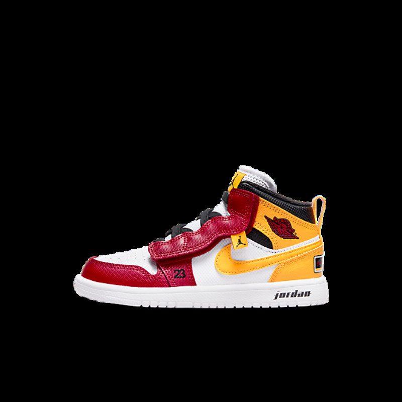 Red and gold air hot sale jordans