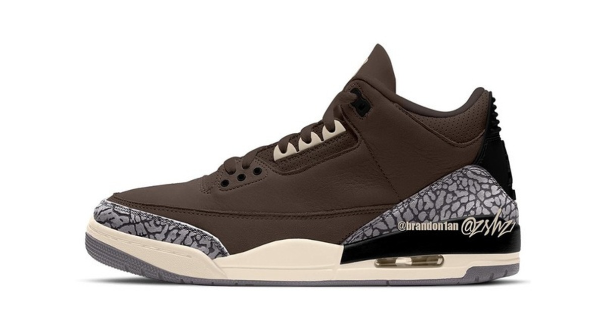 Air Jordan 3 "Brown Cement" Planned for 2024