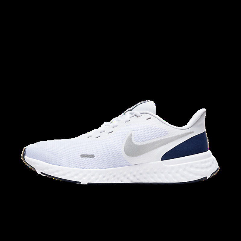 Nike Revolution 5 White Midnight Navy | BQ3204-102