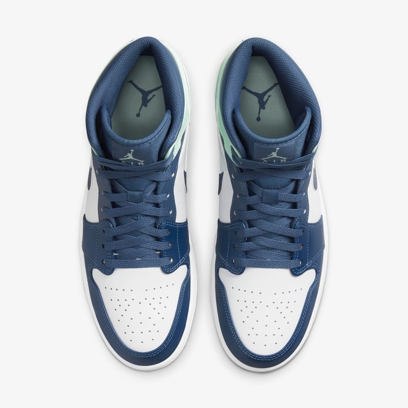 Air Jordan 1 Mid Blue Mint | 554724-413