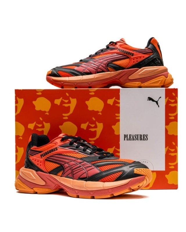 Pleasures x Puma Velophasis Layers "Cayenne Pepper" | 393301-02