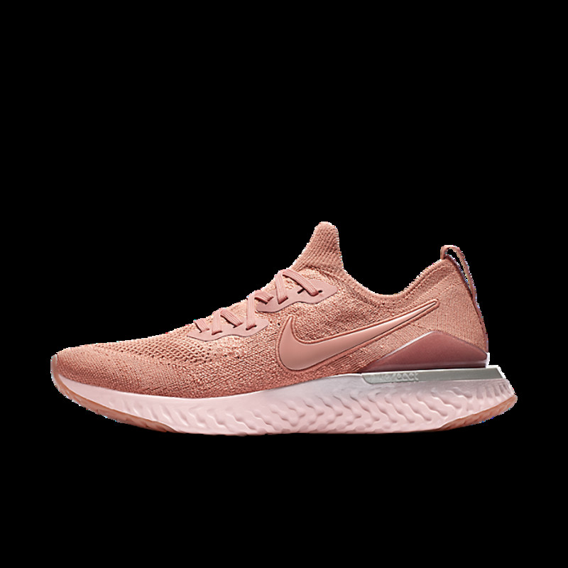 Nike epic react clearance flyknit rose