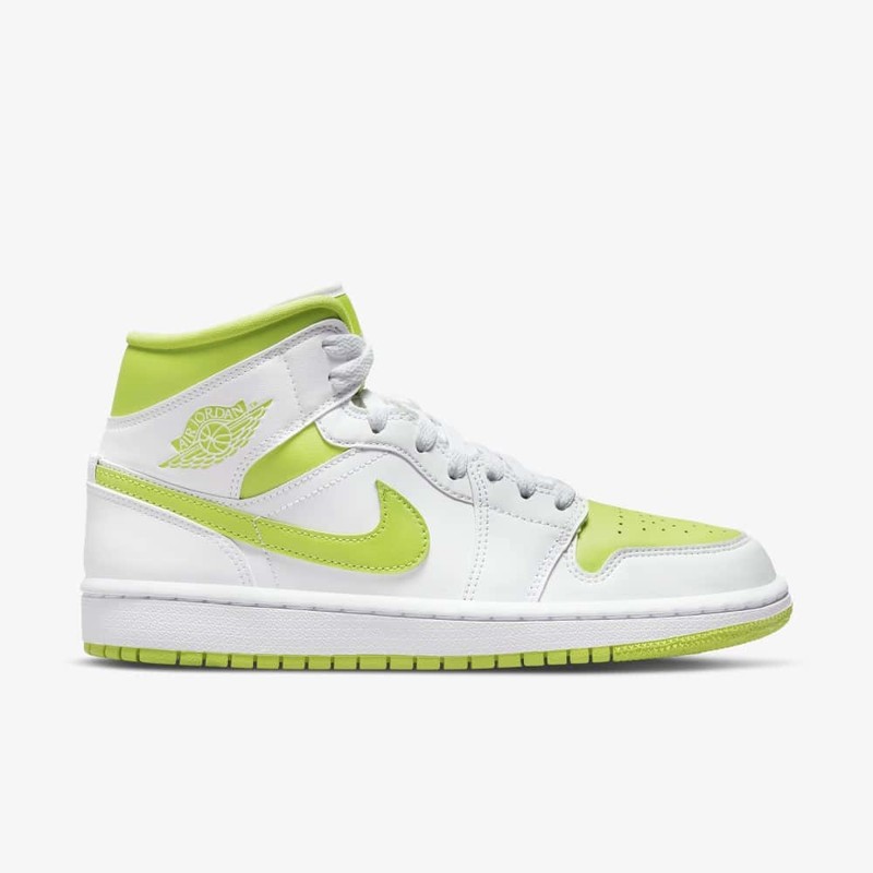 Air Jordan 1 Mid White Lime | BQ6472-131