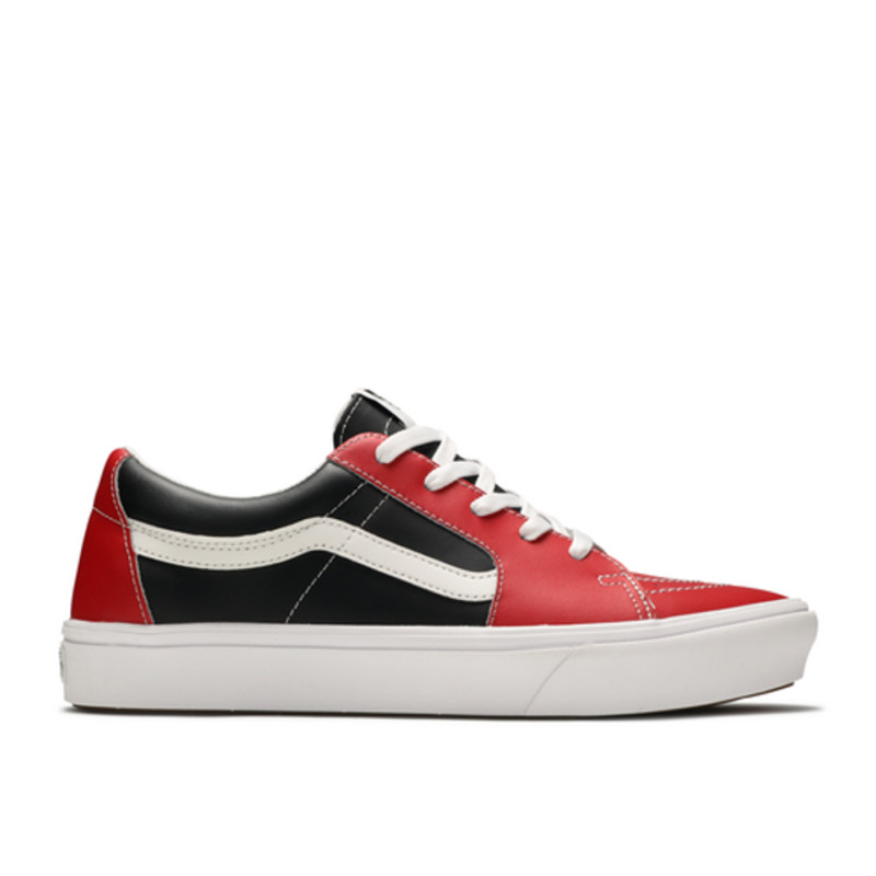 Vans old outlet skool red leather