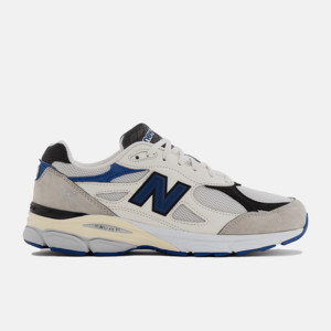 New Balance Sneakers mit Schnürung V3 Made in USA White/Blue | M990WB3