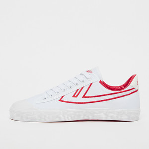 Warrior Shanghai WB-1 White/Black Red Embroidery Outline | WB-1-OUTLINE-EMB-RED