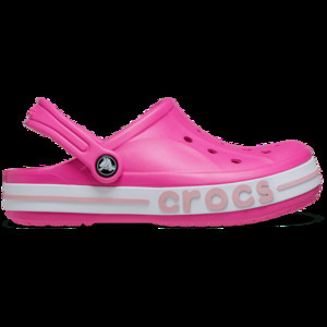 Crocs Kids Toddler Bayaband Clogs Electric Pink / Petal Pink | 207018-6XD