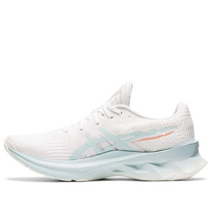 ASICS Womens WMNS Novablast 'Pixel Noise - Aqua Angel' White/Aqua Angel Marathon Running | 1012B006-100