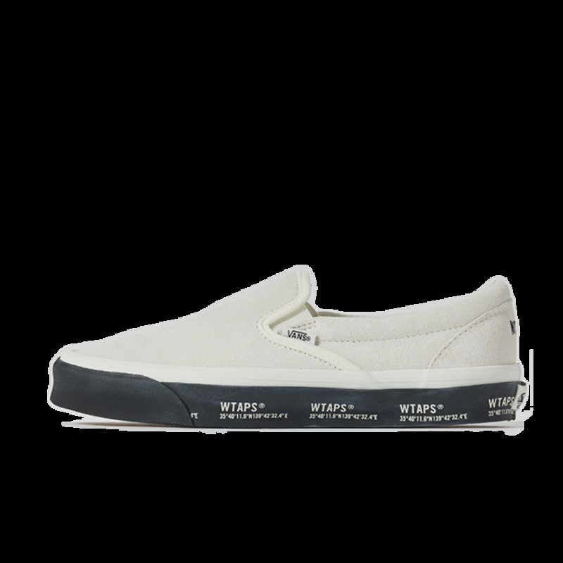 WTAPS X Vans Classic Slip On 'White' | VN0A45JK20F1