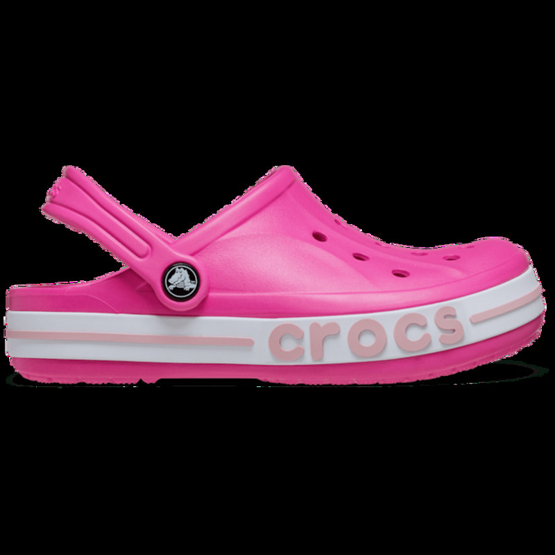 crocs All Kids Bayaband Clogs Electric Pink / Petal Pink | 207019-6XD