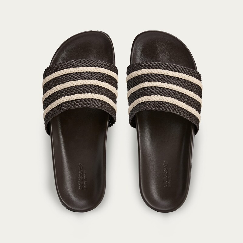 Wales Bonner x adidas Adilette "Dark Brown" | JR0229