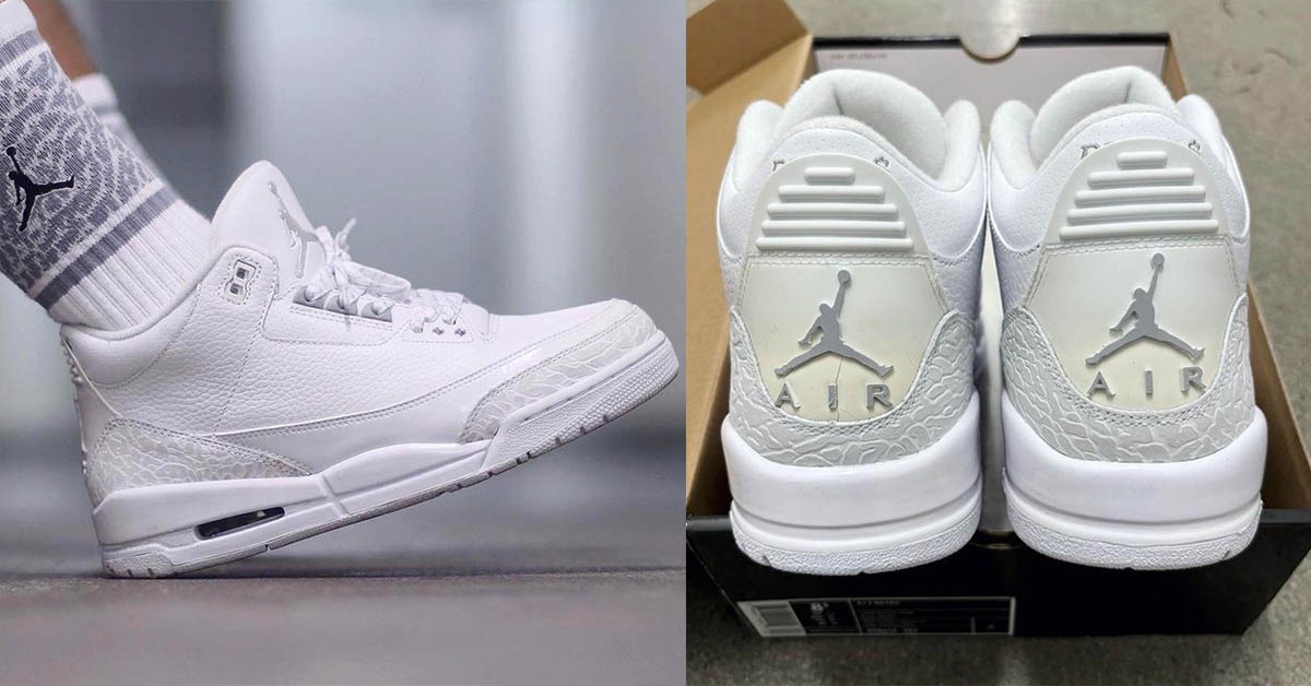 Jordan retro 3 pure money on sale