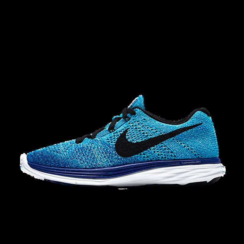 Womens Nike Flyknit Lunar3 Game Royla Turquoise WMNS | 698182-403