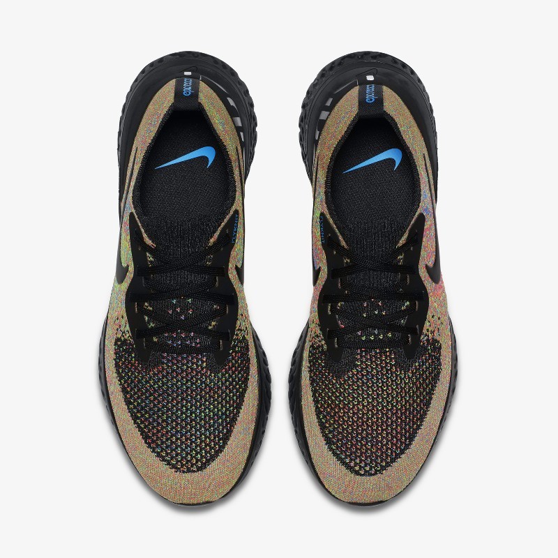 Nike Epic React Flyknit Black Multicolor | AT6162-001