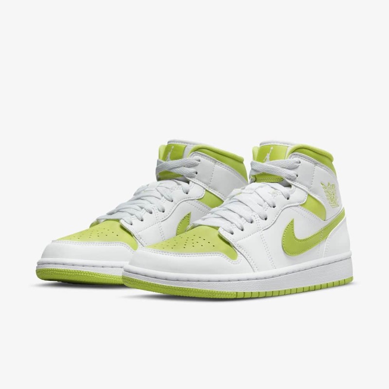 Air Jordan 1 Mid White Lime | BQ6472-131