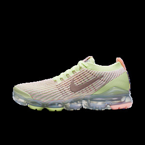 Nike women's air vapormax flyknit 3 shoes on sale white/volt/purple