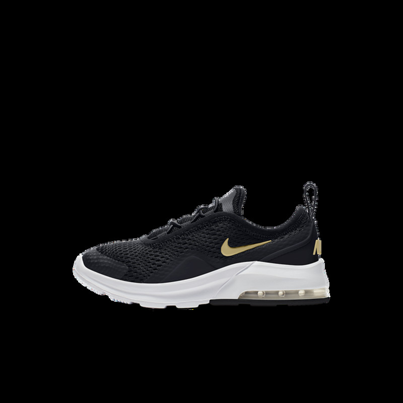 Nike air max motion 2 black and clearance gold