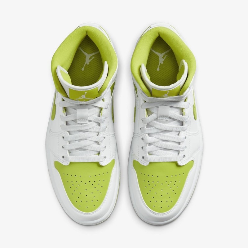 Air Jordan 1 Mid White Lime | BQ6472-131