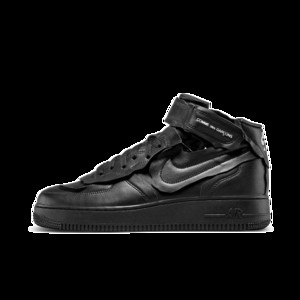 Comme Des Garçons X Nike Air Force 1 Mid 'Black' | DC3601-001