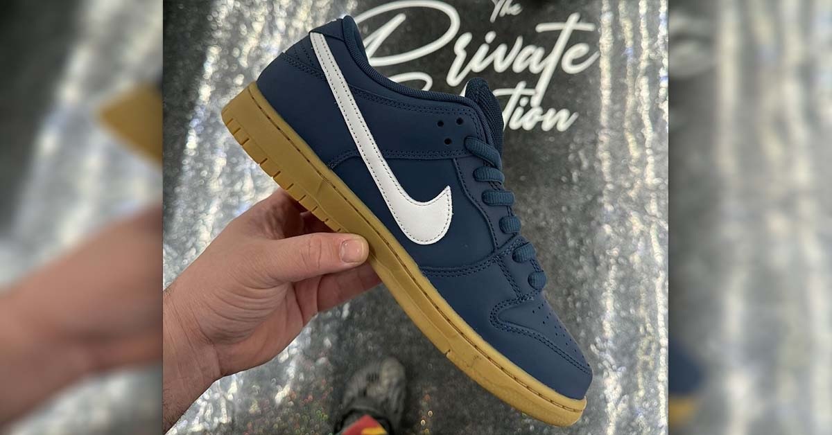 First Look at the Nike SB Dunk Low "Navy Gum"