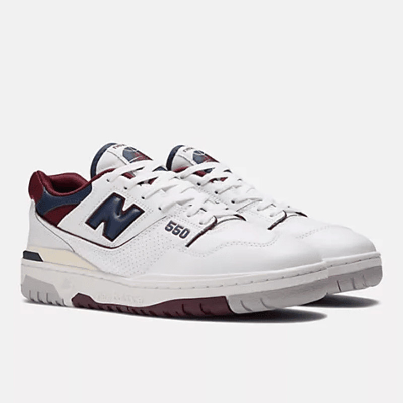 New Balance 550 Navy Maroon | BB550NCD | Grailify