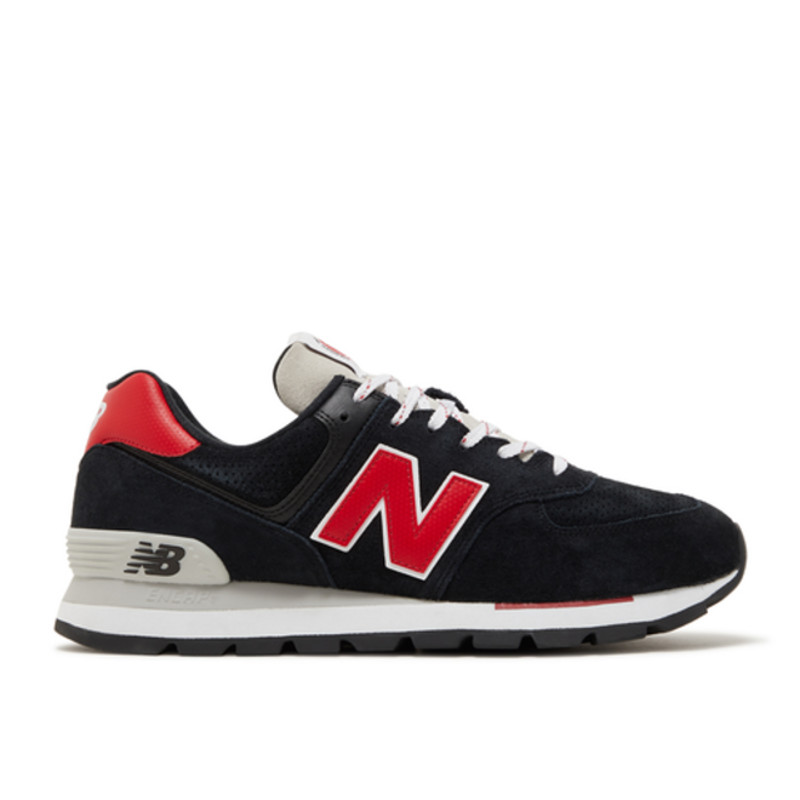 New balance 574 schwarz cheap weiß rot