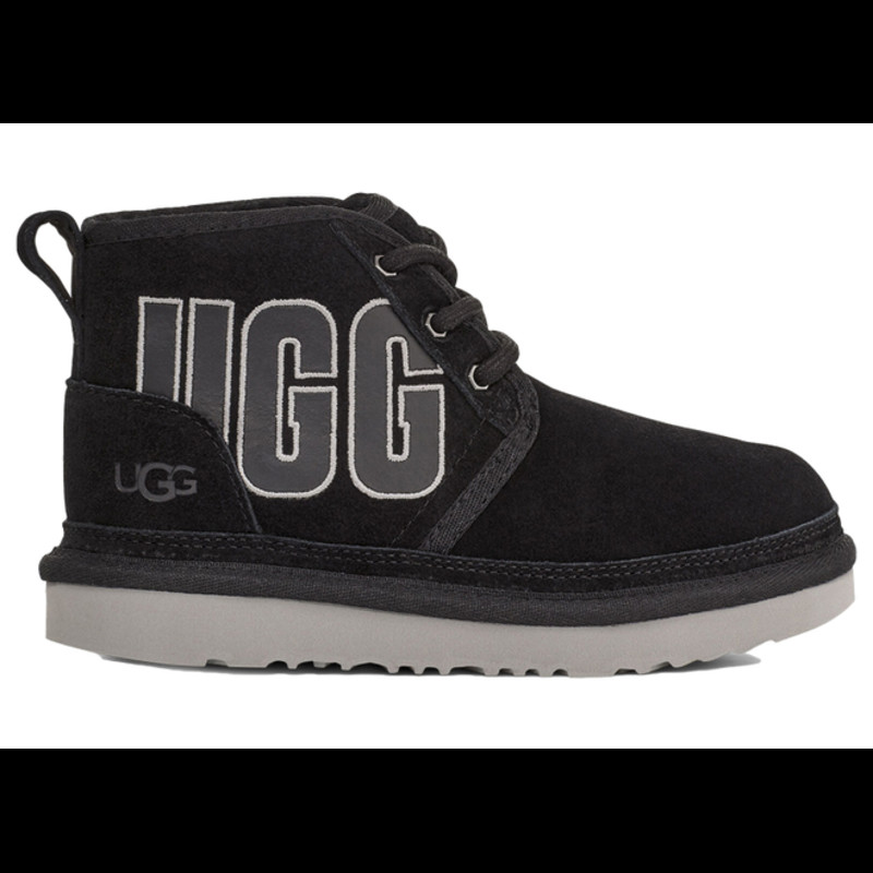 UGG Neumel Graphic Boot Black Grey Suede