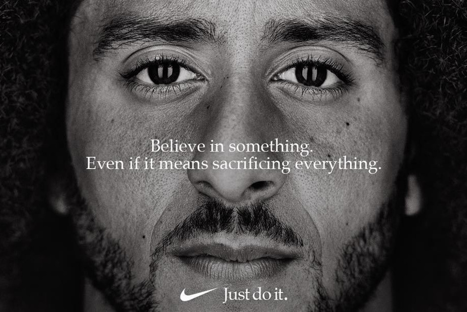 Das Gesicht von Nike's "Just Do It" Kampagne sorgt für Diskussion