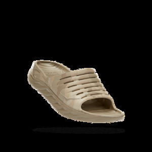 HOKA Ora Recovery Slide Sandal in Dune/Oxford Tan, Size 3.5 | 1126850-DOTN-04/06