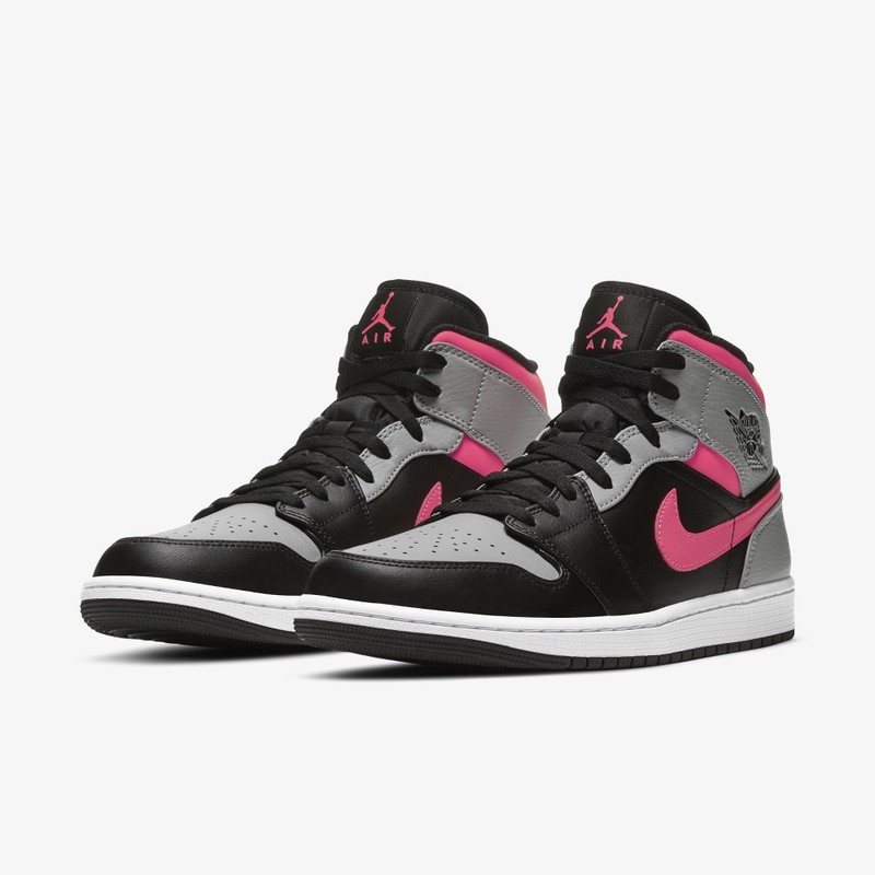 Air Jordan 1 Mid Pink Shadow | 554724-059