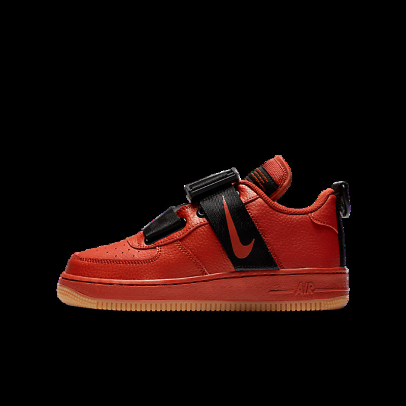 Air force 1 on sale utility black and red