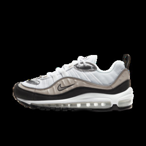 Nike air max 98 w white silver sand  and  black sale