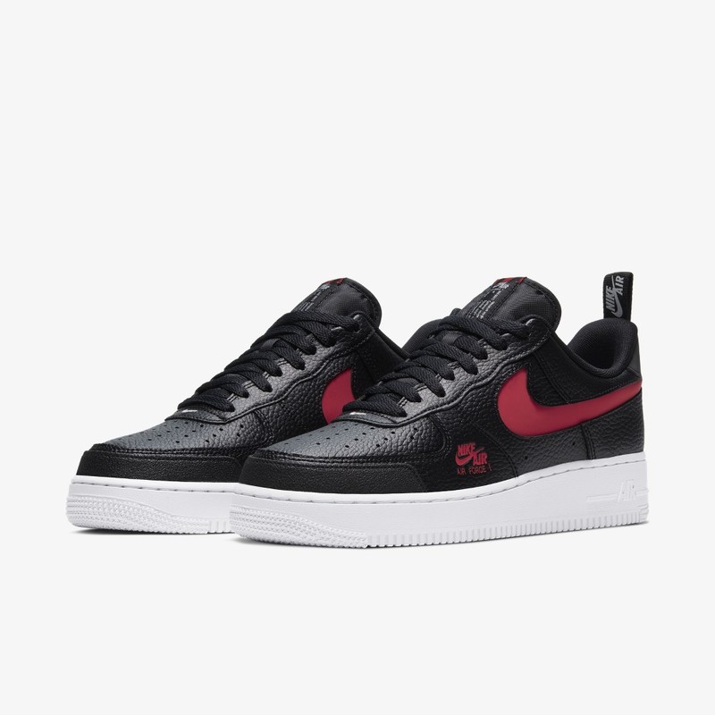 Nike Air Force 1 Utility Reflective Black/Red | CW7579-001