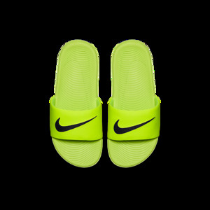Nike Kawa Slide (Gs/Ps) Volt/ Black | 819352-700