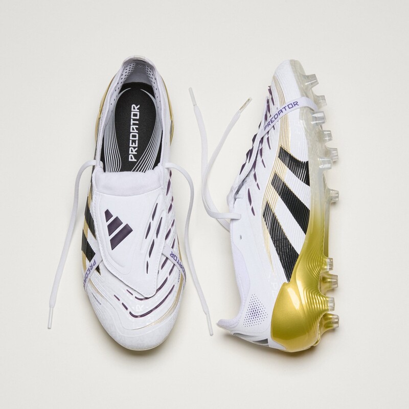 adidas Predator Elite Fold-Over Tongue FG "White/Gold" | JI1095