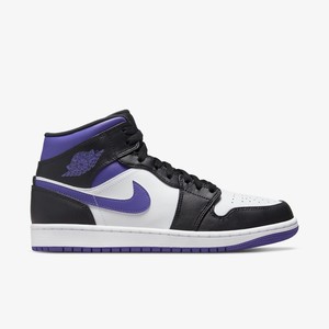 Air Jordan 1 Mid Court Purple | 554724-095