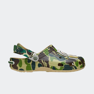 BAPE X Crocs Classic Clog "Green Camo" | 209627-212