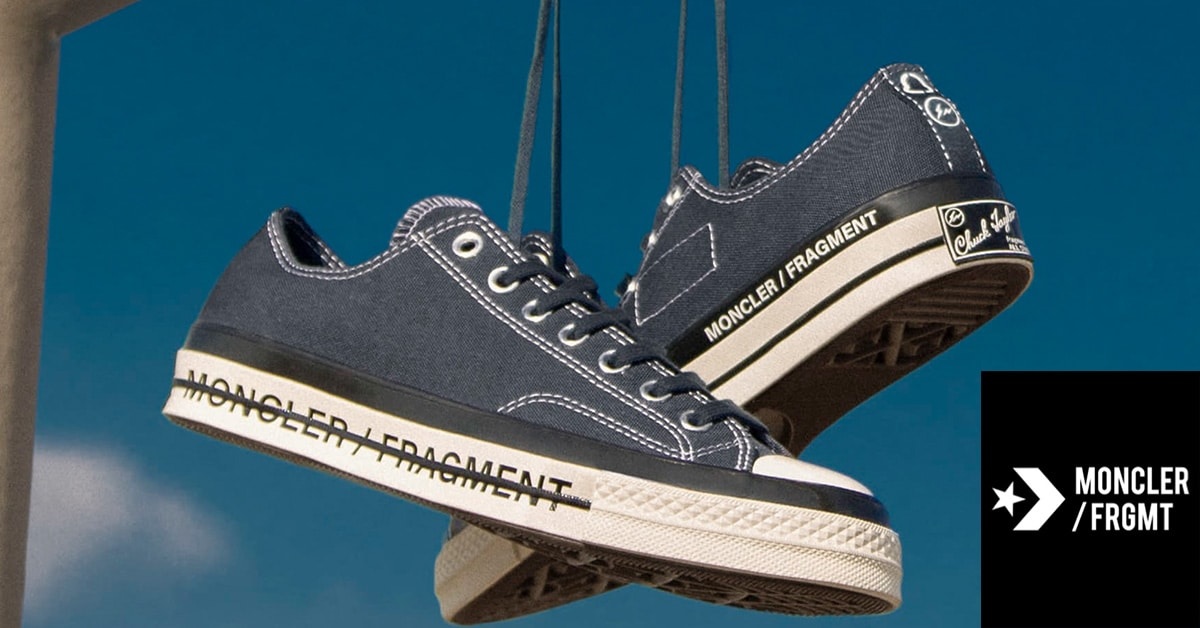 Wann und wo du die neue Converse-Kollaboration von FRGMT und Moncler shoppen kannst