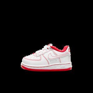 Nike Force 1 TD 'Contrast Stitch - White University Red' | DC9671-100