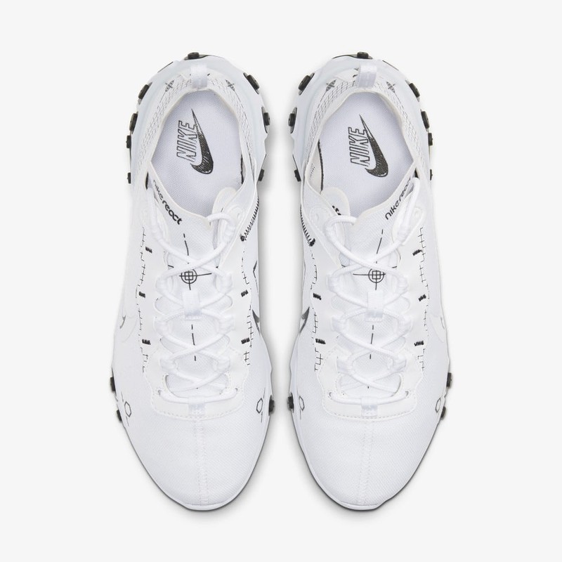 Nike React Element 55 Schematic White | CU3009-100