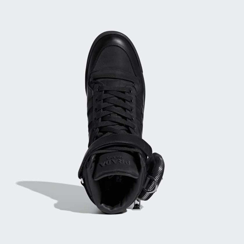 Prada Re-Nylon x adidas Forum High Black | GY7040