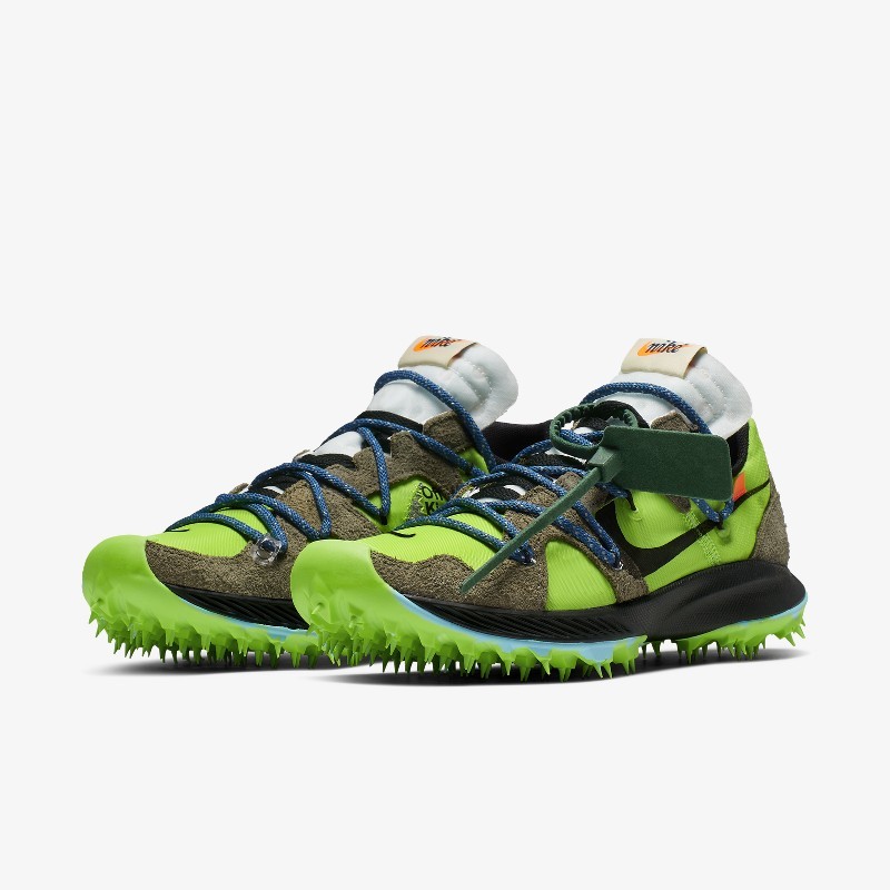 Off-White x Nike Zoom Terra Kiger 5 Electric Green | CD8179-300
