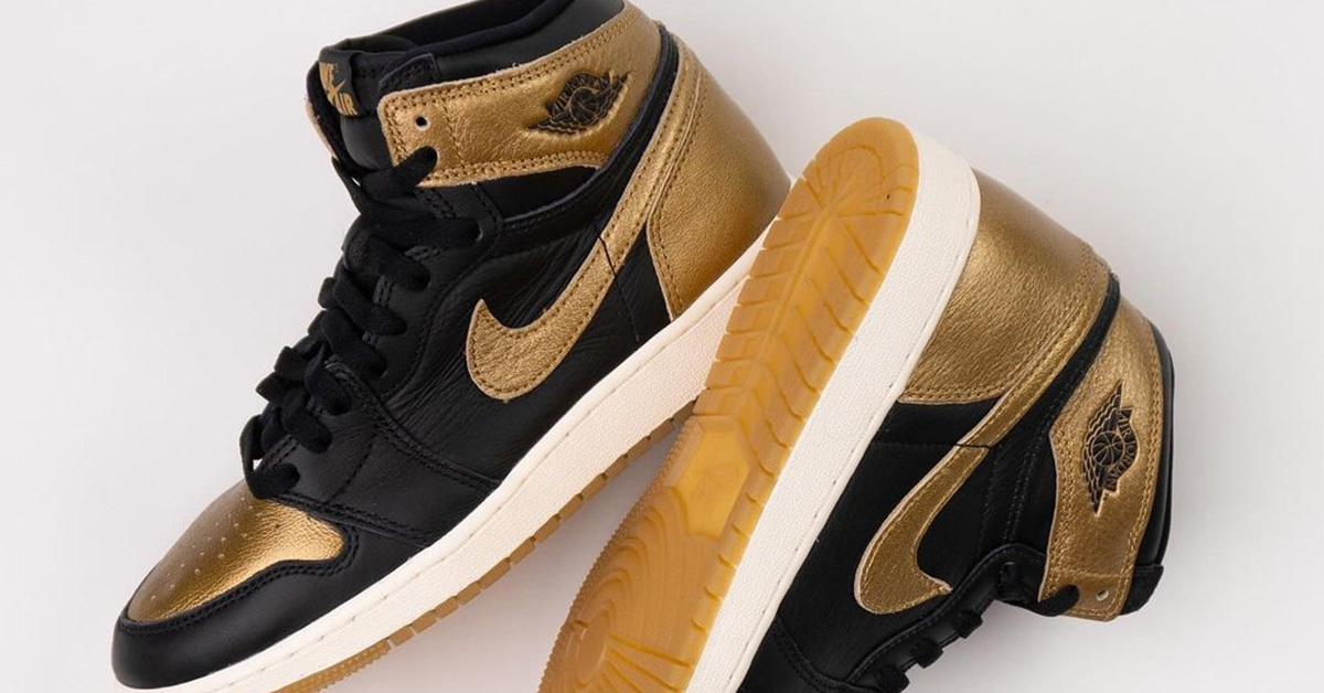 Für die Herbstkollektion 2024 liefert Nike einen luxuriösen Air Jordan 1 High OG "Metallic Gold"