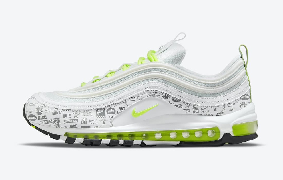 Retro Logos auf dem Nike Air Max 97