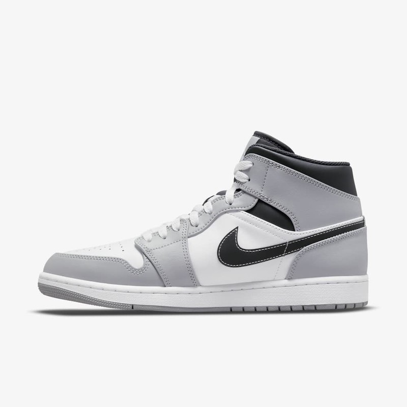 Air Jordan 1 Mid "Light Smoke Grey" | 554724-078