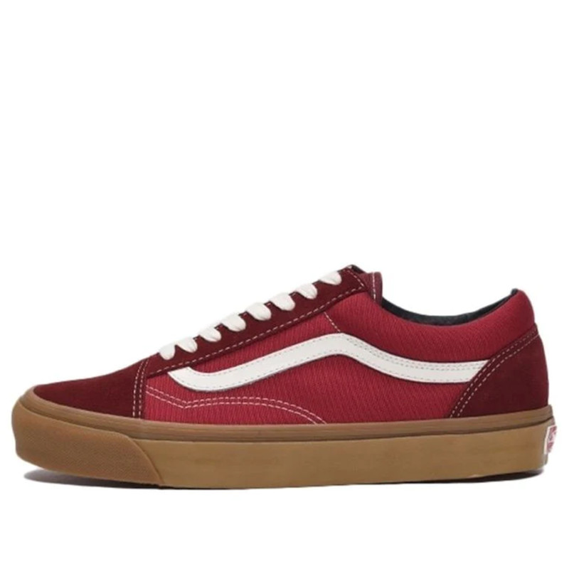 Madder brown cheap slip on vans