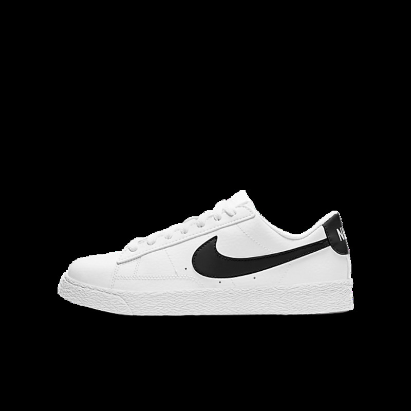 Kids Nike Blazer Low GS 'White Black' White/Black | CZ7576-103