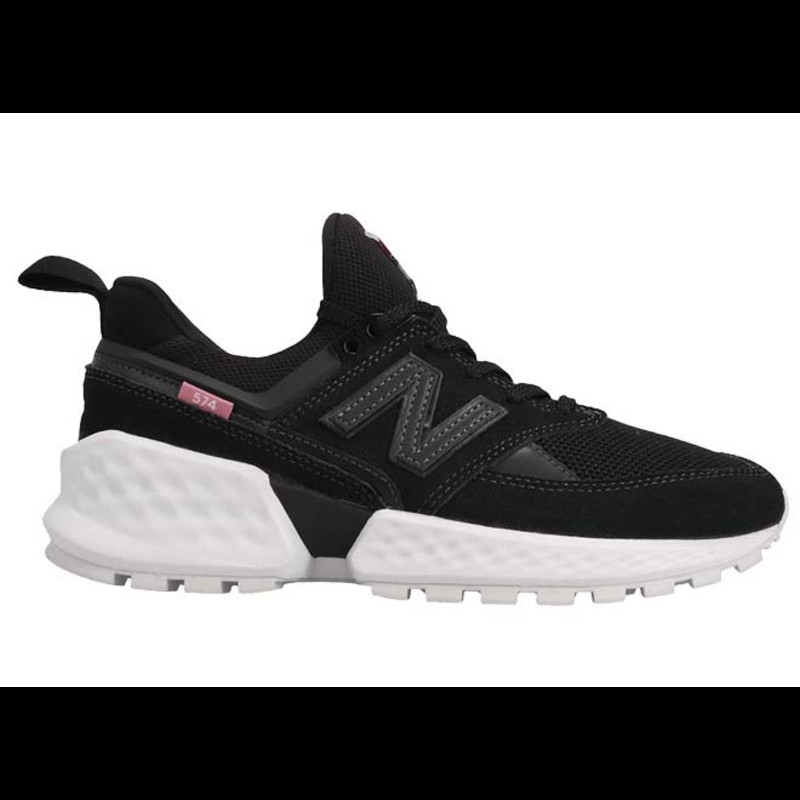 New Balance 574 Black Pink Tab (Women's)